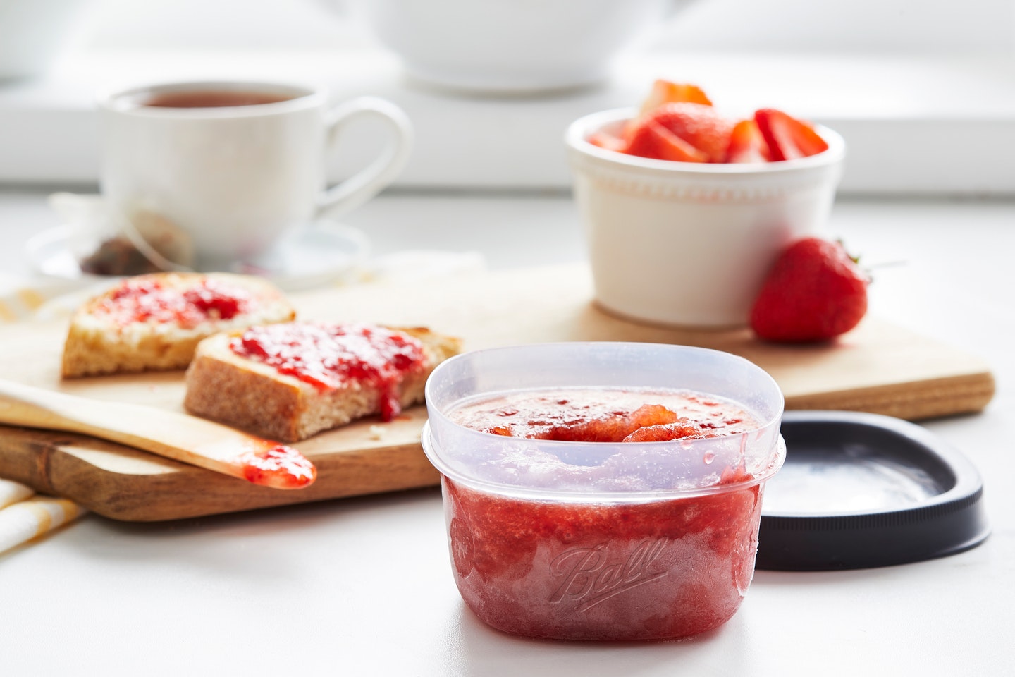 Strawberry Freezer Jam - Spend With Pennies
